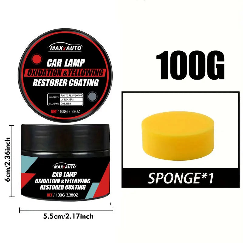 Creme Restaurador de Faróis 100g — Remove Amarelado e Oxidação | Carbit