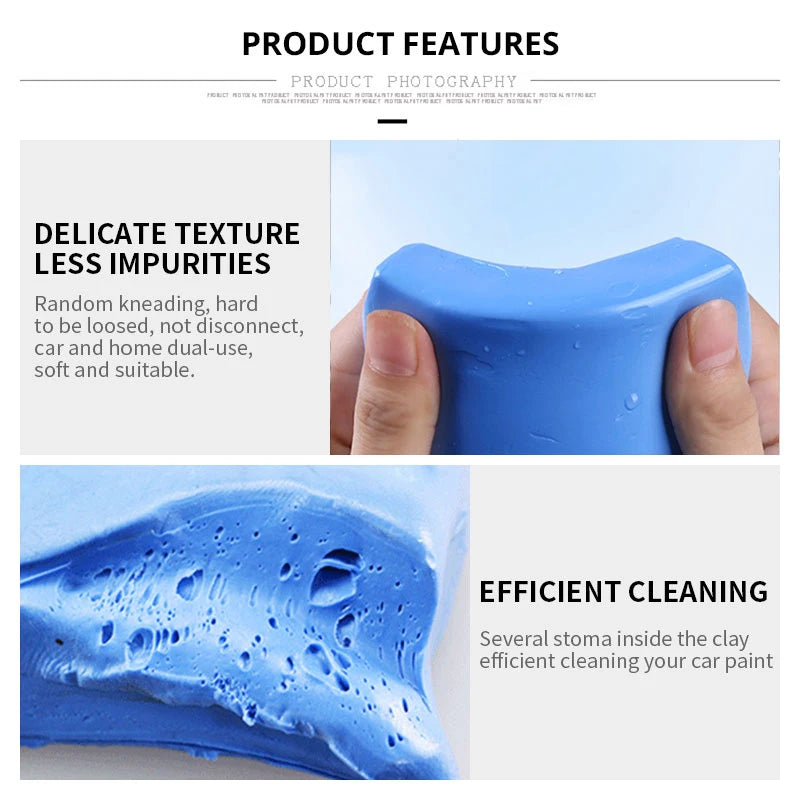 Clay Bar Premium 100g — Remove Contaminação da Pintura Automóvel Antes do Polimento | Carbit
