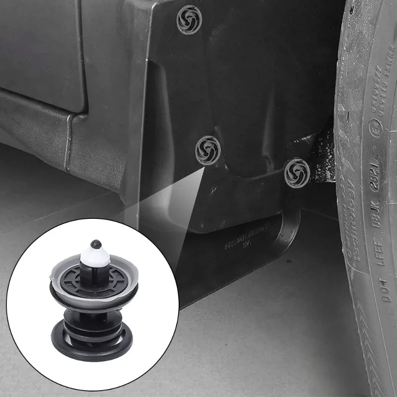Kit 40 Clips Fixação Painel Porta Automóvel — VW Caddy Touran Tiguan (Ref 7L6868243) | Carbit