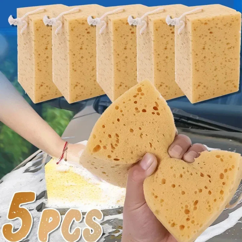 Esponja Lavagem Honeycomb 5pcs — Macia Anti-Riscos para Detailing Automóvel | Carbit