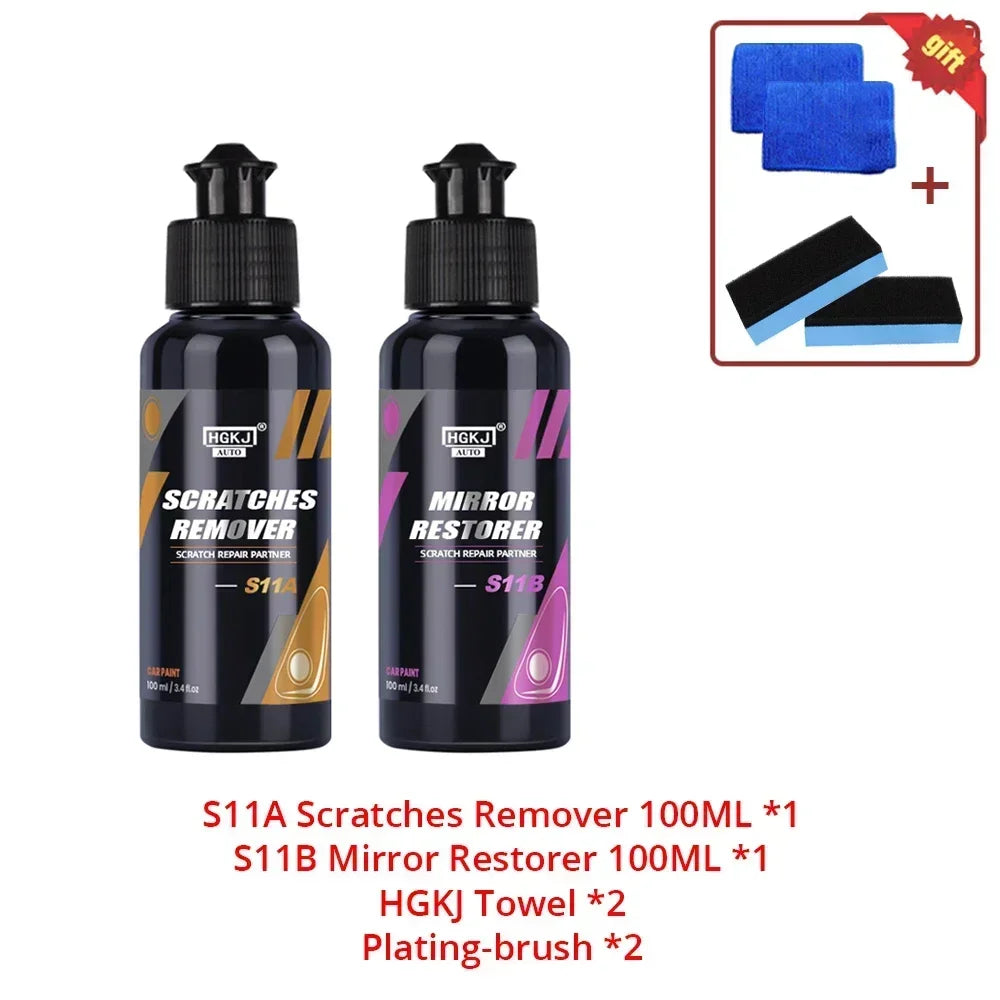 Kit Remoção de Riscos Automóvel — Cera Líquida 100-300ml Anti-Riscos com Aplicador | Carbit