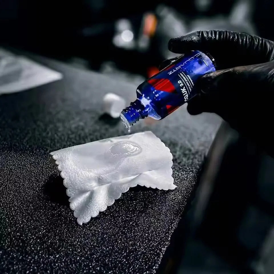 Kit Selante Cerâmico CQUARTZ UK 3.0 30ML — Revestimento Quartz Nano para Pintura, Vidro e Plásticos | Carbit