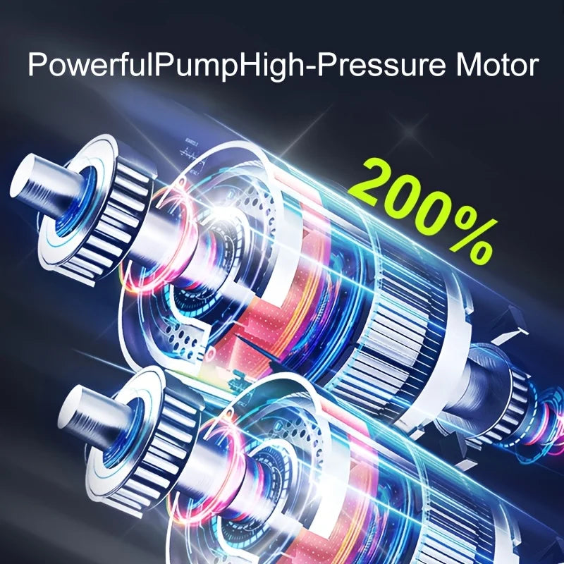 Inflador Elétrico de Pneus Premium 3x Mais Rápido — 150 PSI Sem Fios com Display Digital | Carbit