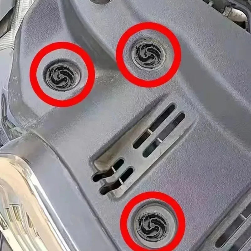 Kit 40 Clips Fixação Painel Porta Automóvel — VW Caddy Touran Tiguan (Ref 7L6868243) | Carbit