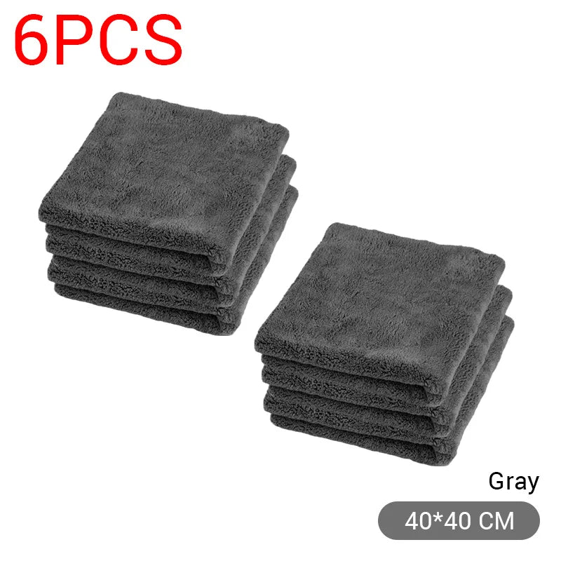 Kit 9 Panos Microfibra 40×40cm — Ultra Macios para Lavagem e Acabamento Detailing | Carbit