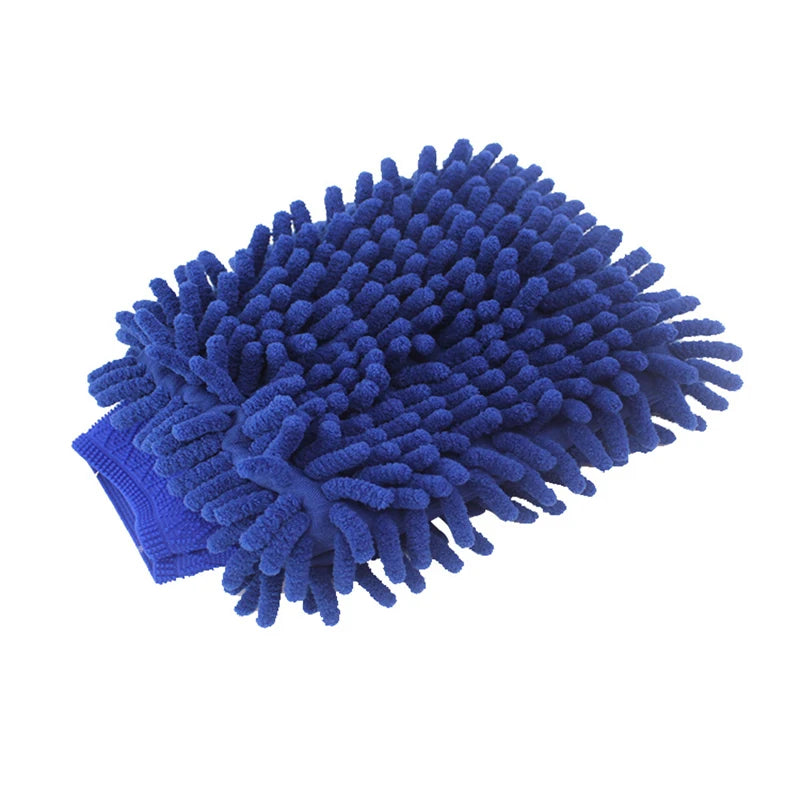 Luva Chenille Microfibra Premium para Lavagem Automóvel — Macia e Anti-Riscos | Carbit