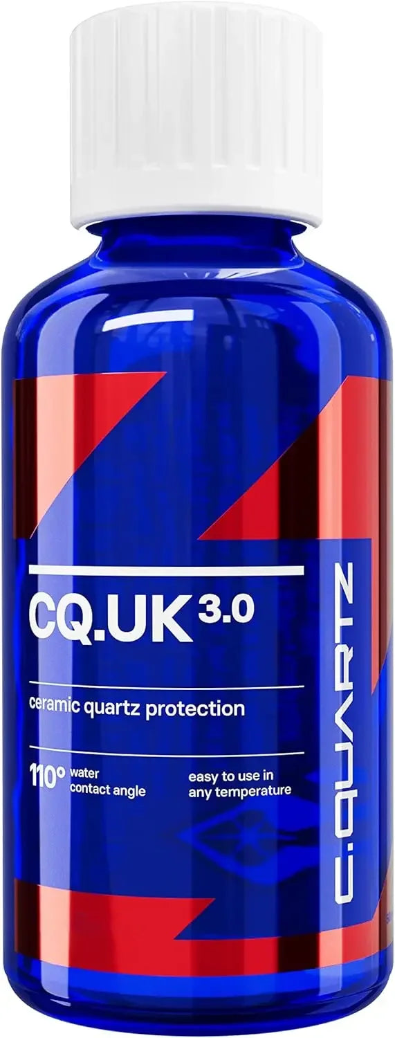 Kit Selante Cerâmico CQUARTZ UK 3.0 30ML — Revestimento Quartz Nano para Pintura, Vidro e Plásticos | Carbit
