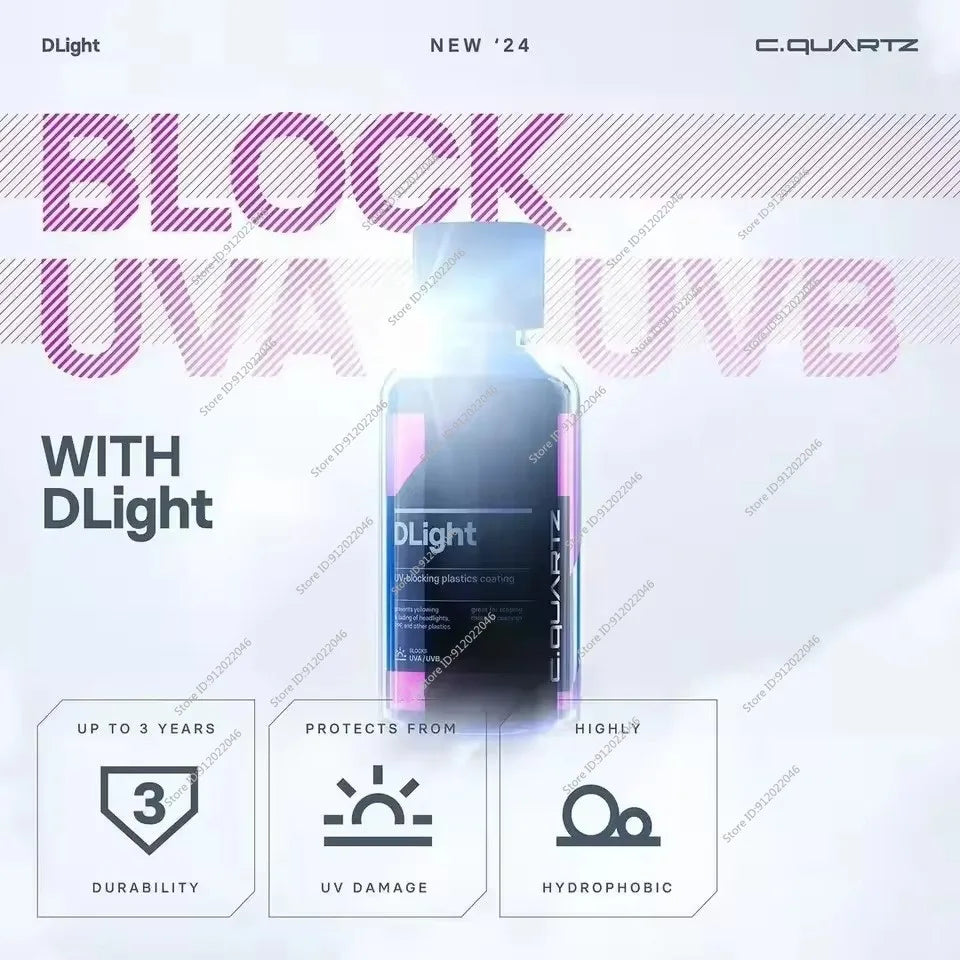 Selante Cerâmico para Faróis CQUARTZ DLight UV — Proteção Longa Duração e PPF | Carbit