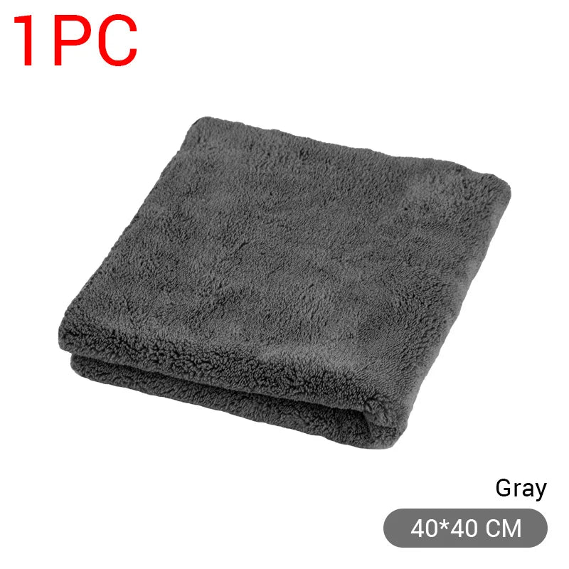 Kit 9 Panos Microfibra 40×40cm — Ultra Macios para Lavagem e Acabamento Detailing | Carbit