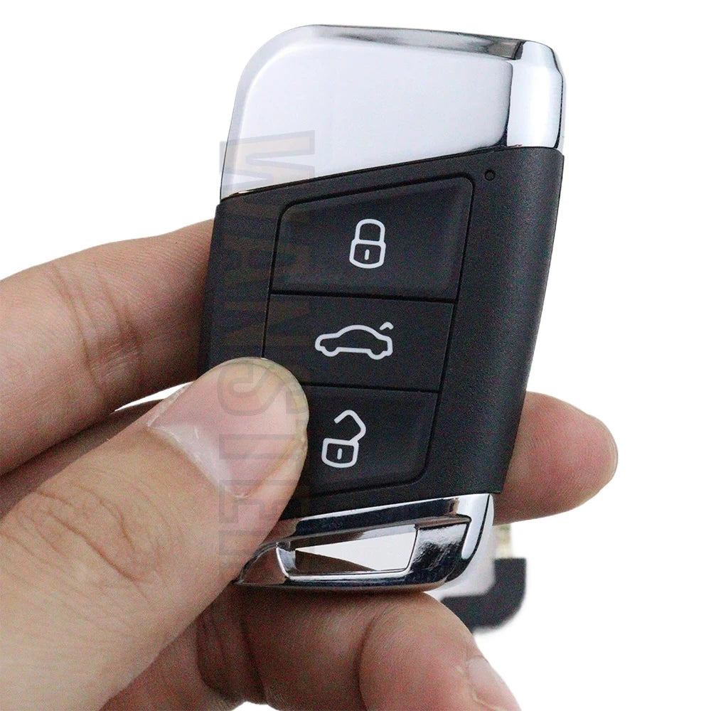 Capa Premium para Chave VW — Passat B8, Golf 7, Tiguan, Skoda | Carbit