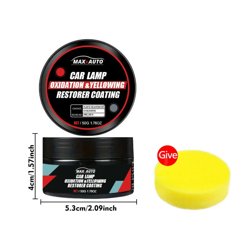 Creme Restaurador de Faróis 100g — Remove Amarelado e Oxidação | Carbit