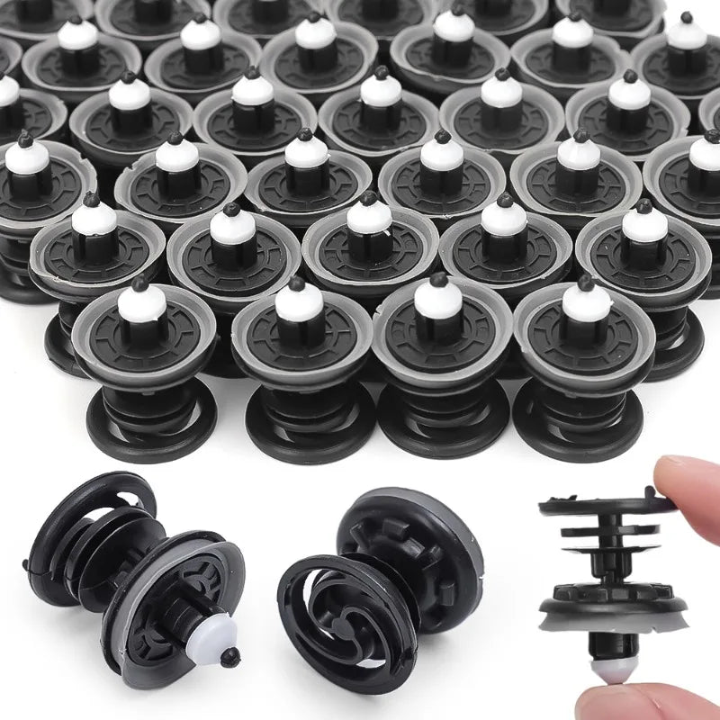 Kit 40 Clips Fixação Painel Porta Automóvel — VW Caddy Touran Tiguan (Ref 7L6868243) | Carbit