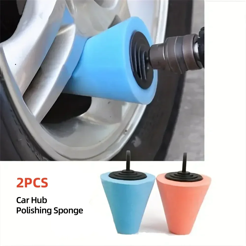 Kit 2 Esponjas Polimento Cone para Berbequim — Jantes e Detalhes Automóvel | Carbit