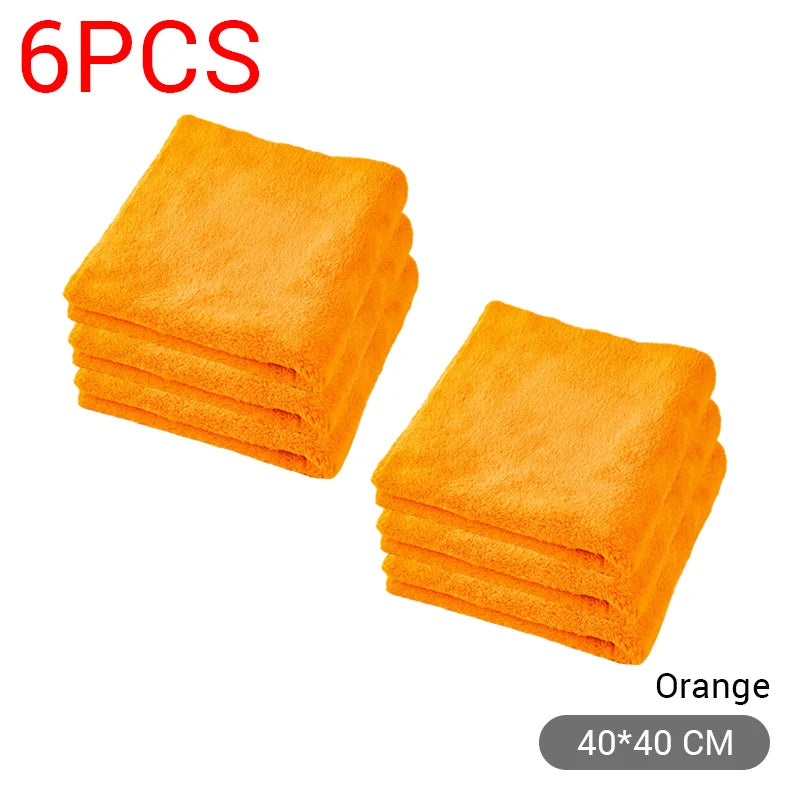Kit 9 Panos Microfibra 40×40cm — Ultra Macios para Lavagem e Acabamento Detailing | Carbit