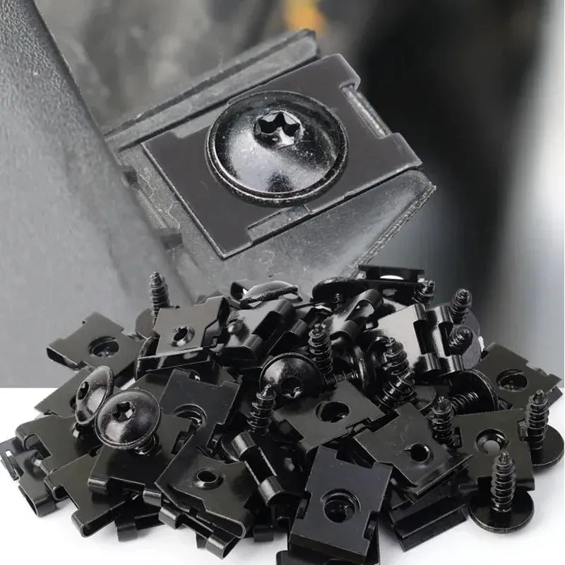 Kit Parafusos Self-Tapping para Carro — 200 Peças Universal Metálicas em U | Carbit