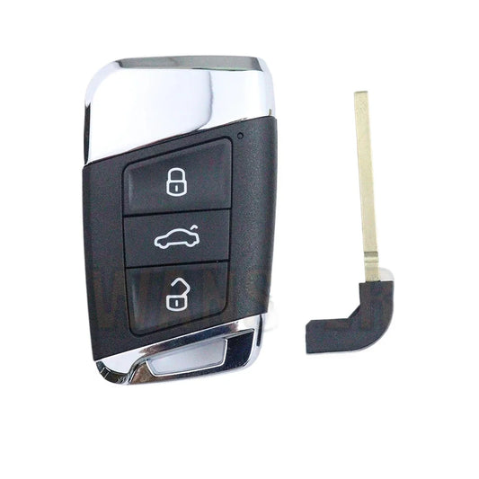 Capa Premium para Chave VW — Passat B8, Golf 7, Tiguan, Skoda | Carbit