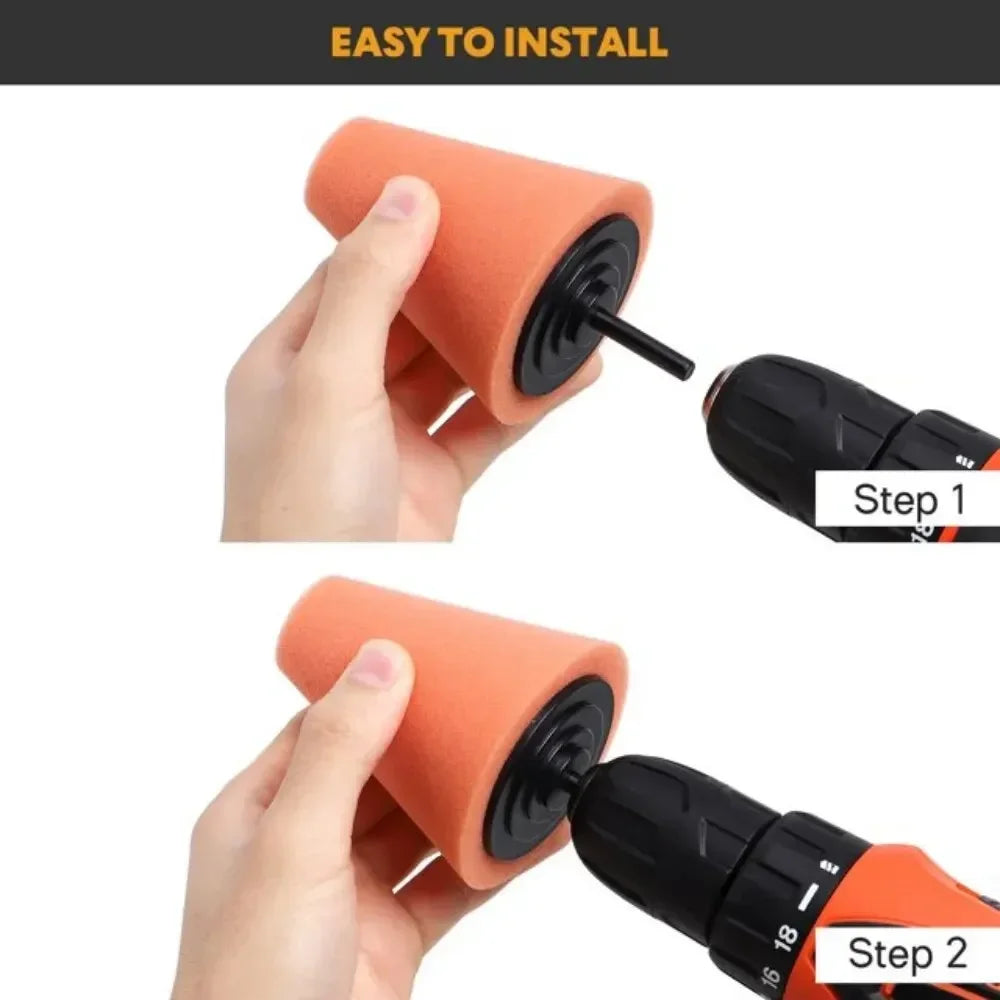 Kit 2 Esponjas Polimento Cone para Berbequim — Jantes e Detalhes Automóvel | Carbit