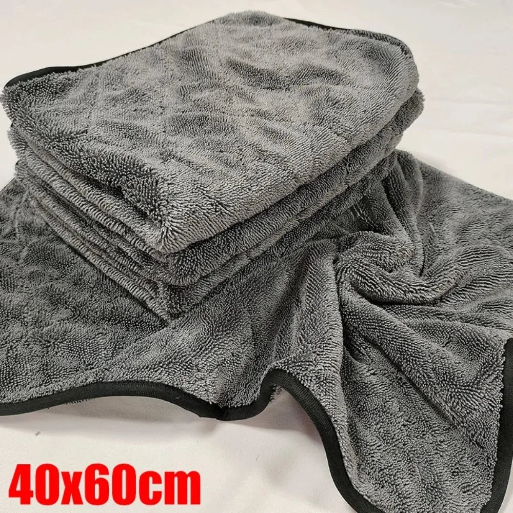 Toalha Microfibra Ultra-Grossa 40×60cm / 60×90cm — Para Lavagem e Secagem Automóvel | Carbit